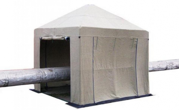 Tent 3х3 ( м ) Брезент. Усиленный каркас труба 25мм.