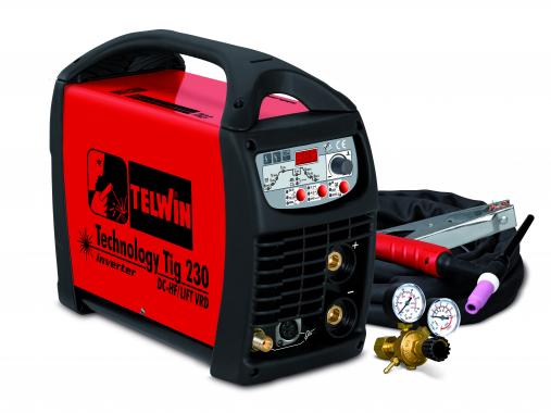 Telwin TECHNOLOGY TIG230 DC-HF/LIFT VRD 230V с аксессуарами