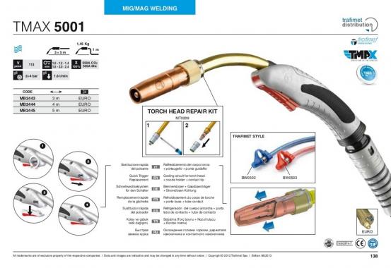 Trafimet Mig TMAX 5001 (500 А вод. охл.) 3м