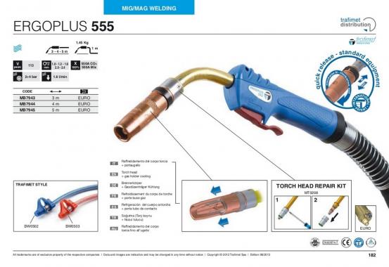 Trafimet Mig ERGOPLUS 555 (550 А вод. охл.) 5м